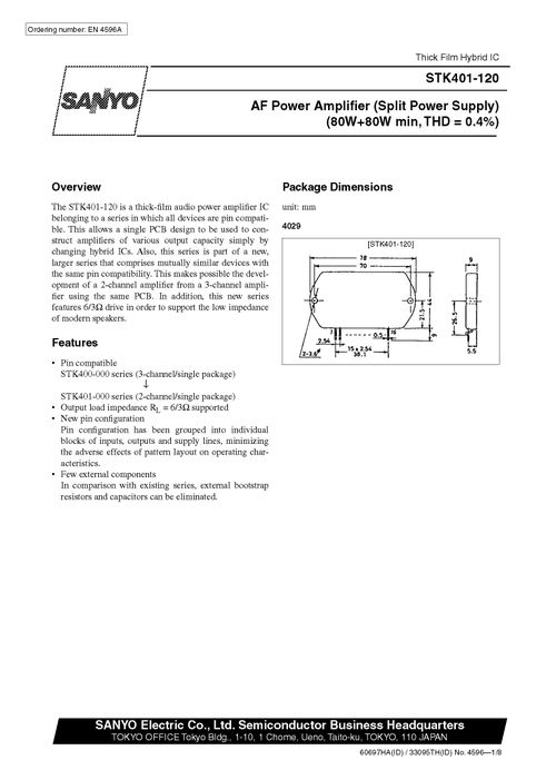 STK400-090 一款經(jīng)典厚膜混合集成電路的全面解析與采購(gòu)指南